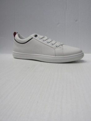 Buty sportowe damskie na płaskim (36-41) 16-181 WHITE/BLACK