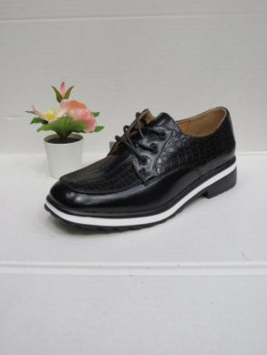 Półbuty damskie na płaskim (36-41) C9131 BLACK