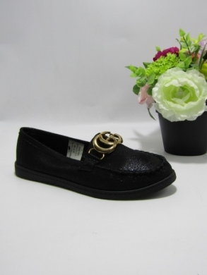 Mokasyny damskie na płaskim (36-41) XYG-2312-5 BLACK