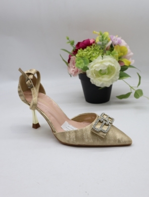 Sandały damskie na szpilce (36-41) 8568 GOLD