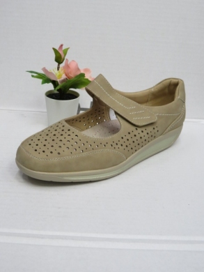 Półbuty damskie na płaskim (36-41) 61269-7 BEIGE