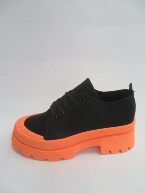 Trampki damskie na koturnie (36-41) PC127 ORANGE