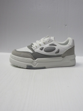 Buty sportowe damskie na płaskim (36-41) ABO1072 WHITE/GREY