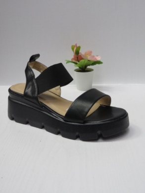 Sandały damskie na koturnie (36-41) B-9058 BLACK