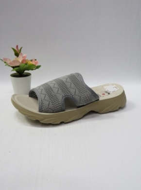 Klapki damskie na płaskim (39-43) DX8130 GREY