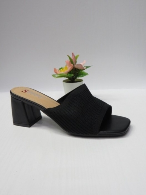 Klapki damskie na obcasie (36-41) TU231 BLACK