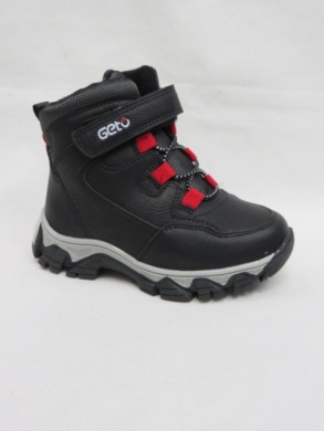 Botki chłopięce ocieplane (26-31) A119 BLACK/RED