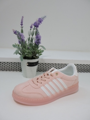 Buty sportowe damskie na płaskim (36-41) A020 PINK