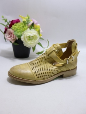 Botki damskie na płaskim (36-41) F3035 YELLOW