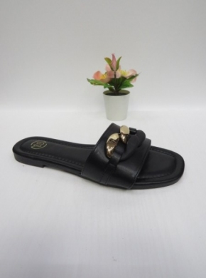 Klapki damskie na płaskim (36-41) GG-66 BLACK