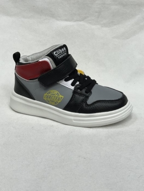 Buty sportowe chłopięce (26-31) E161 BLACK/GREY