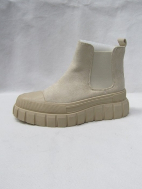 Botki damskie na płaskim (36-41) G8370 BEIGE