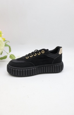 Buty sportowe damskie na płaskim (36-41) BO-925 BLACK
