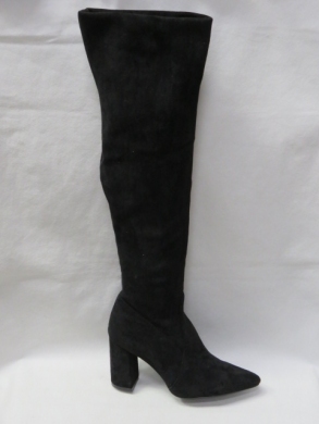 Kozaki damskie na obcasie (36-41) DE921 BLACK