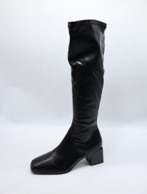 Kozaki damskie na obcasie (36-41) 9570A BLACK