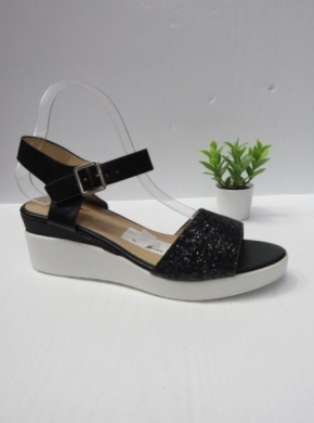 Sandały damskie na koturnie (36-41) VS71 BLACK