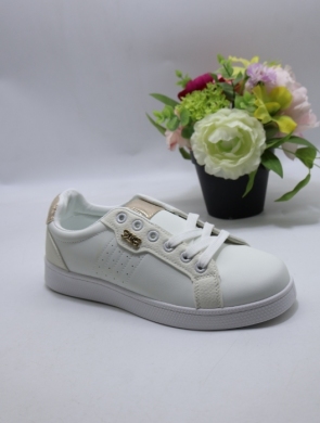 Buty sportowe damskie na płaskim (36-41) WCF-32 WH/GOLD