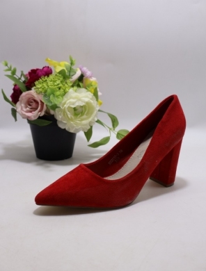 Czółenki damskie na obcasie (36-41) XHH2512-3 RED