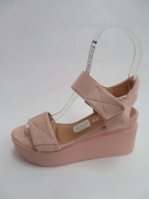 Sandały damskie na koturnie (36-41) 9012 PINK
