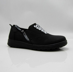 Buty sportowe damskie na płaskim (36-42) 37021-21 BLACK
