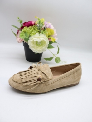 Mokasyny damskie na płaskim (36-41) 4042 KHAKI