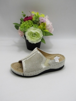 Klapki damskie na koturnie (36-41) TW23109 BEIGE