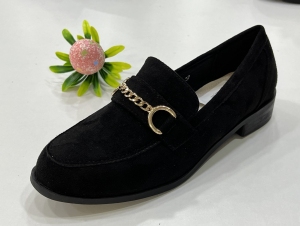 Mokasyny damskie na płaskim (36-41) 28880 BLACK