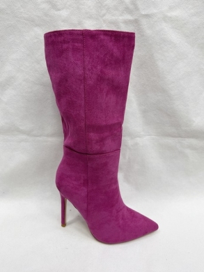 Kozaki damskie na szpilce (36-41) RB144 FUCHSIA