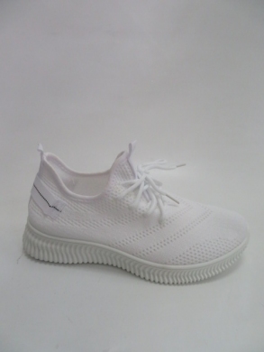 Buty sportowe damskie na płaskim (36-41) B-10 WHITE
