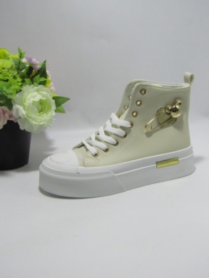 Trampki damskie na płaskim (36-41) YH41 BEIGE