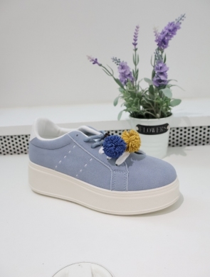 Buty sportowe damskie na płaskim (36-41) C3930 BLUE