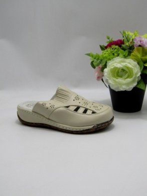 Klapki damskie na koturnie (36-42) J104 BEIGE