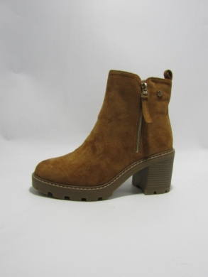 Botki damskie ocieplane na obcasie (36-41) AXHX-14 CAMEL