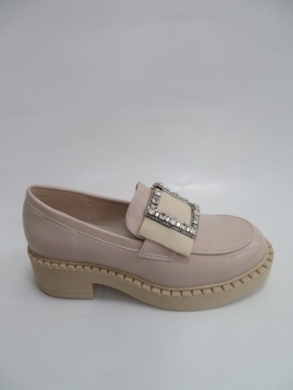 Mokasyny damskie na koturnie (36-41) A12 BEIGE