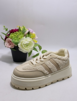 Buty sportowe damskie ocieplane (36-41) 24886 BEIGE