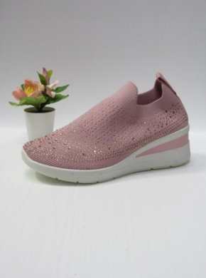 Buty sportowe damskie na koturnie (36-41) CB216 PINK