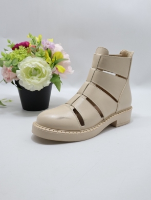 Botki damskie na płaskim (36-41) HQ289 BEIGE