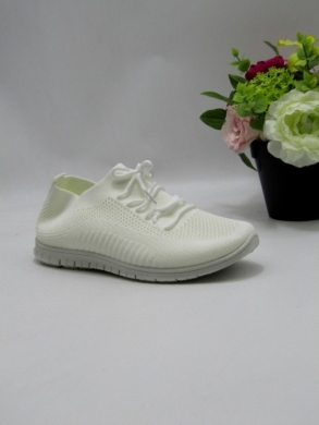 Buty sportowe damskie na płaskim (36-41) A-5 WHITE