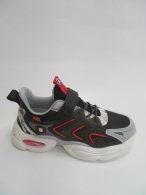 Sportowe Chłopięce (32-37) L310 BLACK/RED