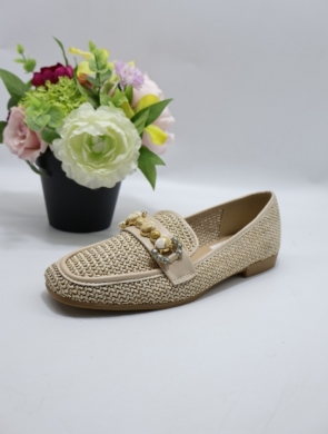Mokasyny damskie na płaskim (36-41) H91 BEIGE