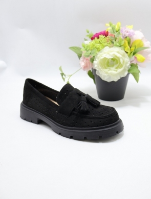 Mokasyny damskie na płaskim (36-41) A725 BLACK