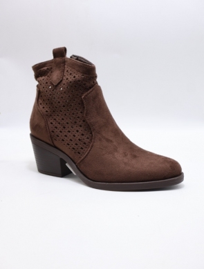 Botki damskie na obcasie (36-41) H260 BROWN