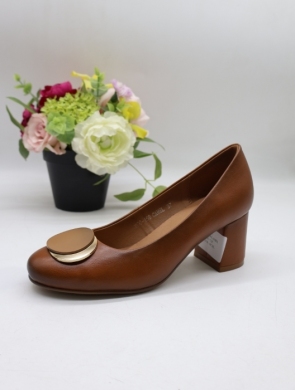 Czółenki damskie na obcasie (36-41) YCC-158 CAMEL