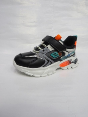 Buty sportowe chłopięce (26-31) L229 BLACK/ORAN