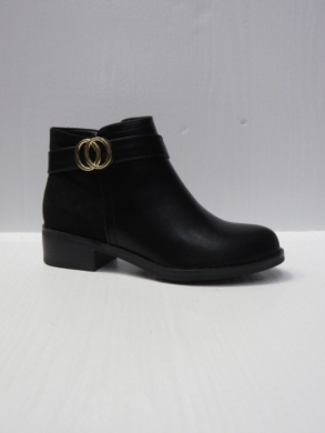 Botki damskie na płaskim (36-41) D7-7 BLACK