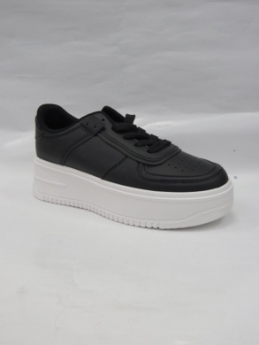 Buty sportowe damskie na płaskim (36-41) WW-001 BLACK