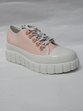 Trampki damskie na koturnie (36-41) 8098-1 PINK