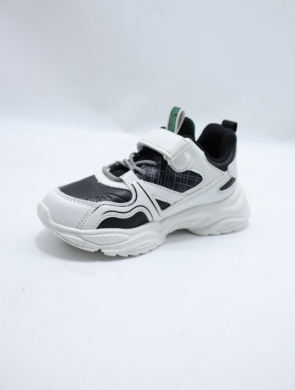 Buty sportowe chłopięce (27-32) F-891 WH/BLACK