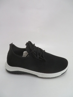 Buty sportowe damskie na płaskim (36-41) W026 BLACK
