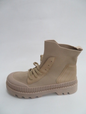 Sneakersy damskie wysokie (36-41) HY288  KHAKI